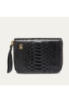 Portefeuille mini Bob - Claris Virot - Noir - Python