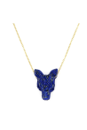 Collier Loup Lapis Lazuli - Mon Précieux Gem