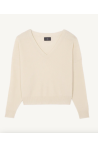 Pull V en côtes - Bompard