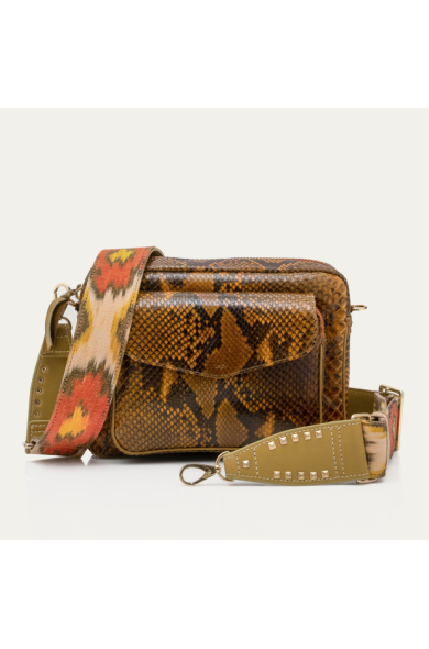 Sac Bandoulière Big Charly Python Ranch - Claris Virot