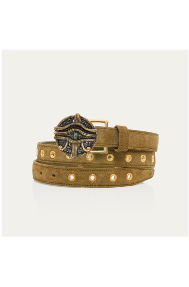 Baby Ceinture Veau Velours Oeillets - Claris Virot