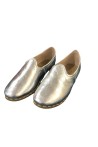 Classic Uni - Saanas - silver - argent -- slip on - cuir