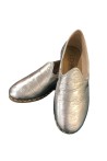 Classic Uni - Saanas - silver - argent - slip on - cuir